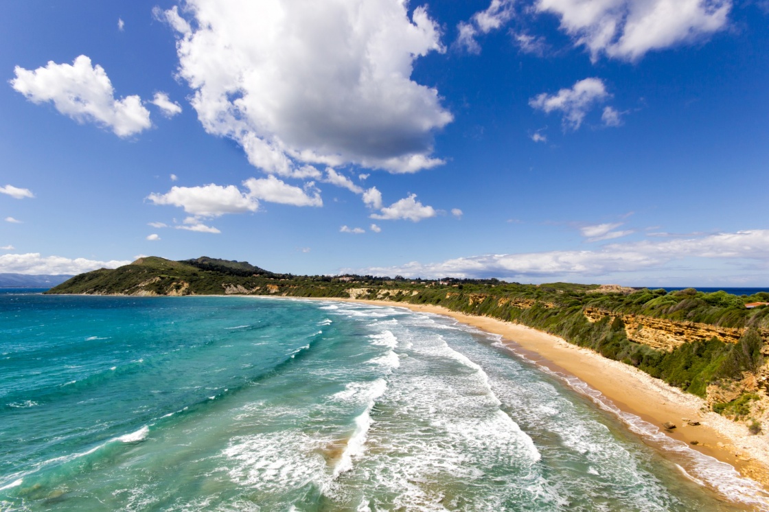 gerakas beach protected sea turtle nesting site.Greek island of Zakynthos